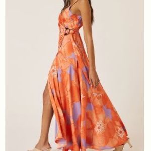 Anthropologie Hutch Delancey Wrap Maxi Dress